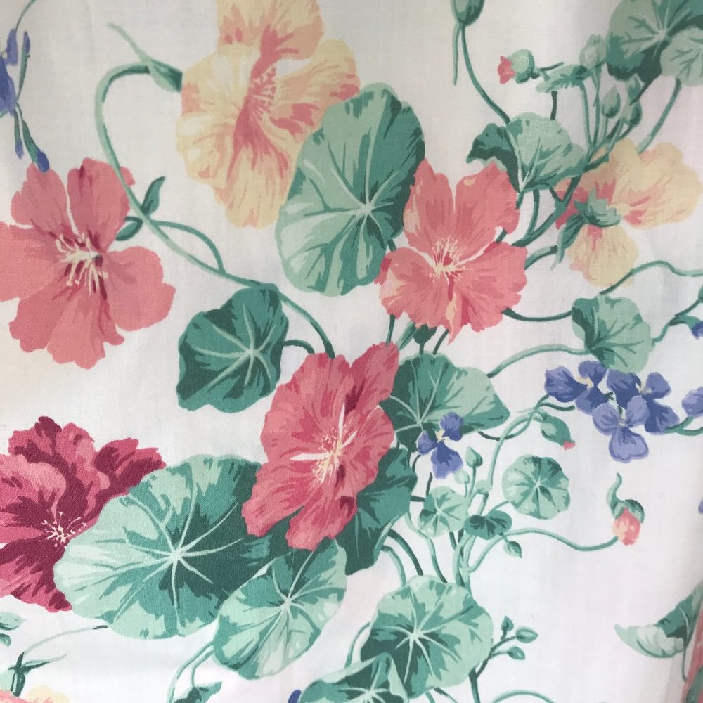 Vintage Classic 50' 60's Dress Morning Glory Print - Picture 3 of 11